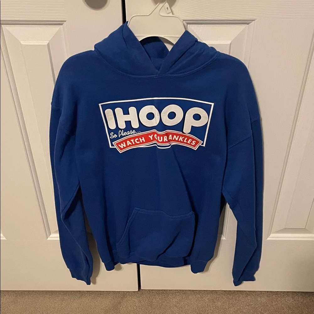 Gildan Boy's Royal Blue Heavy Blend IHOOP Hoodie Extra Large Youth (Good)